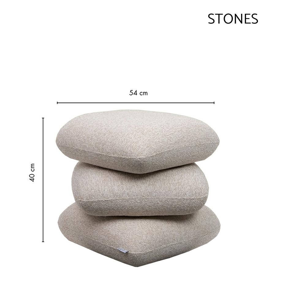 Pufa STONES beżowa - obrazek 9