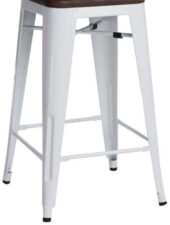 Podstawa hokera 66cm Paris Wood biały ( Rozmiar: uniwersalny )