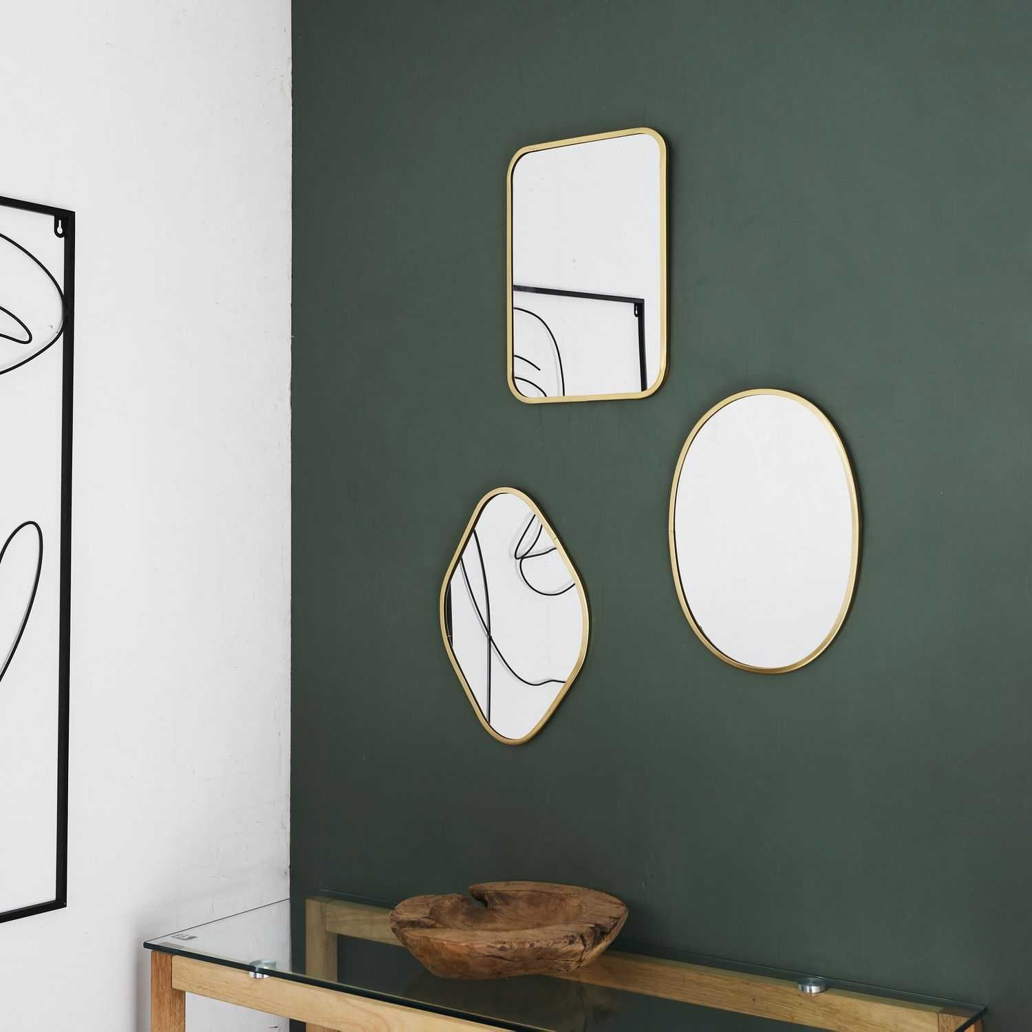 Lustro Arcilla złote prostokąt ( Rozmiar: uniwersalny ) - obrazek 6