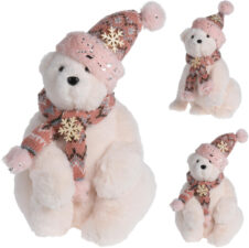 Figurka Miś polarny różowy ( Rozmiar: uniwersalny )