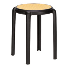 Stołek Zula czarny ( Rozmiar: uniwersalny )