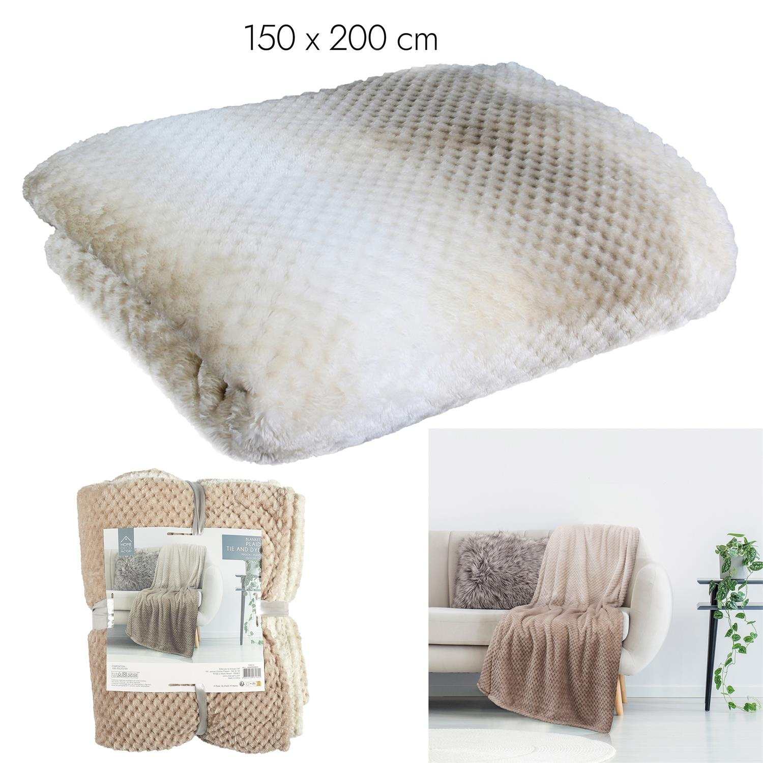 Koc Honey beżowy 150x220cm - obrazek 6