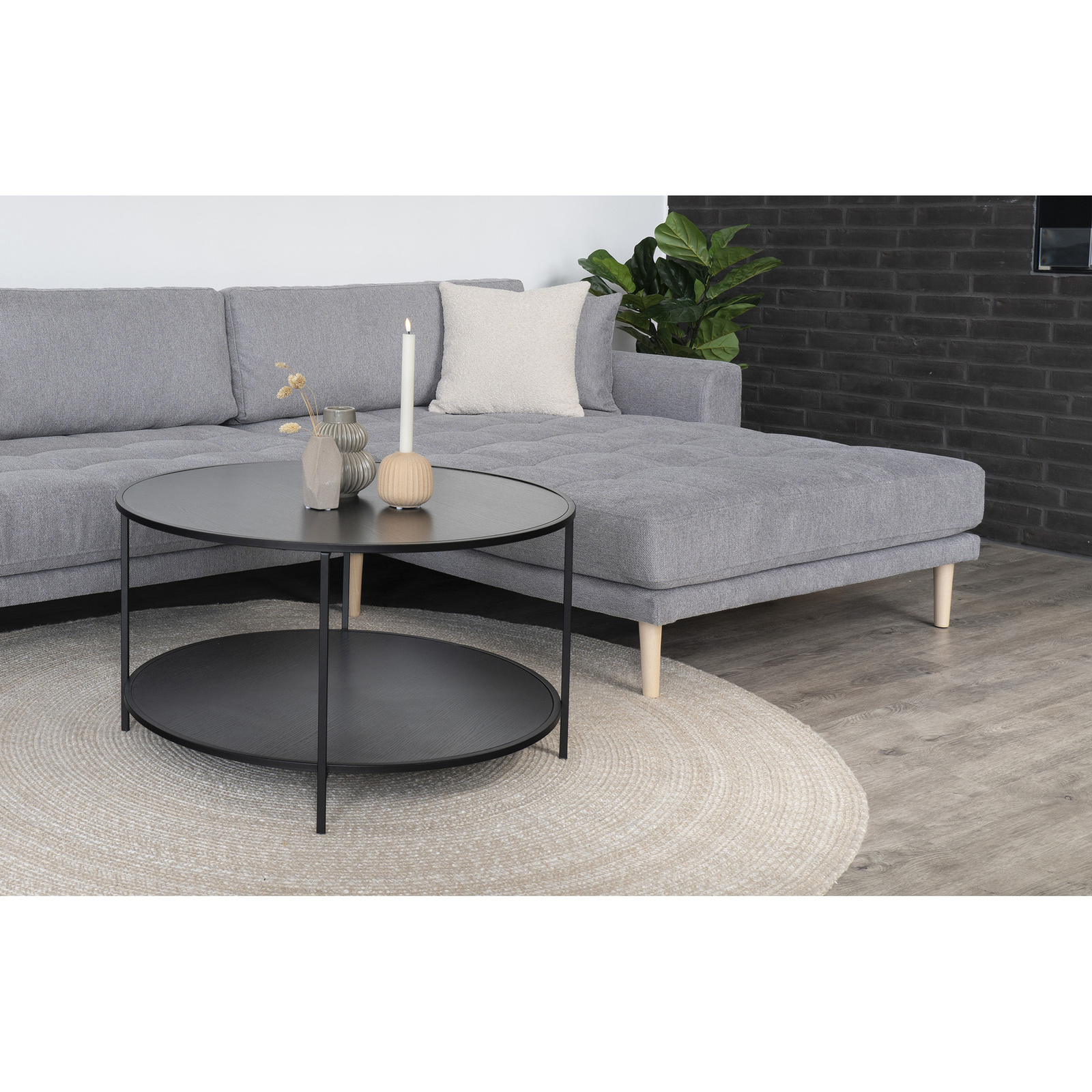 Poduszka dekoracyjna Savannah boucle beżowa 45x45 do salonu i sypialni - obrazek 3