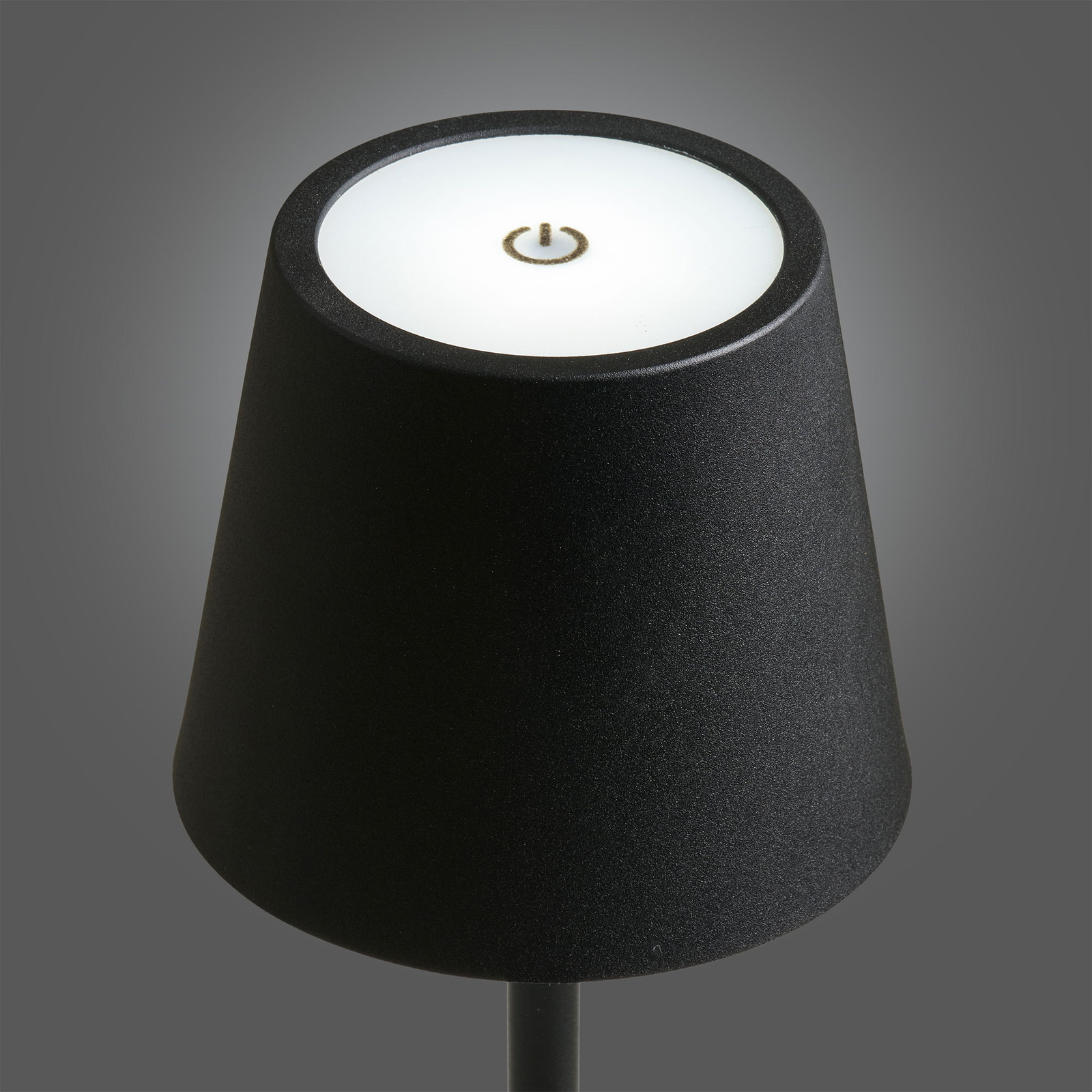 Lampa stołowa Bradford czarna LED akumulatorowa nowoczesna do salonu - obrazek 7