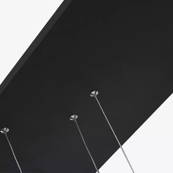 Lampa wisząca Ledowe Okręgi No.8 czarny 90cm 3k - obrazek 7
