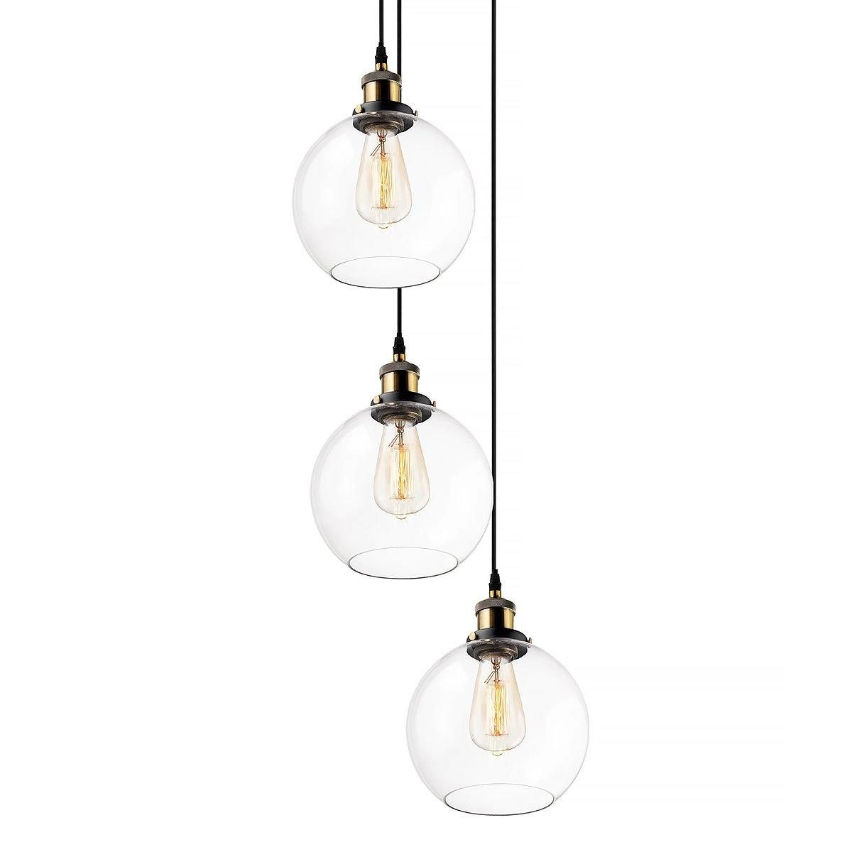 NY Loft No.2 Szklany Żyrandol - obrazek 3