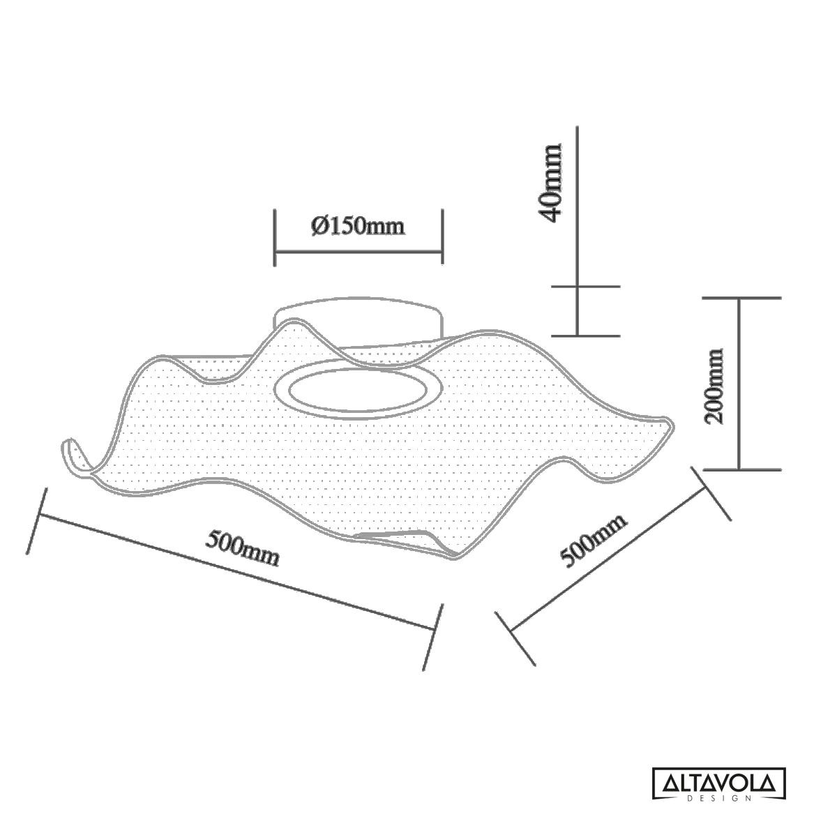 Plafon Velo No.2 złoty - obrazek 10