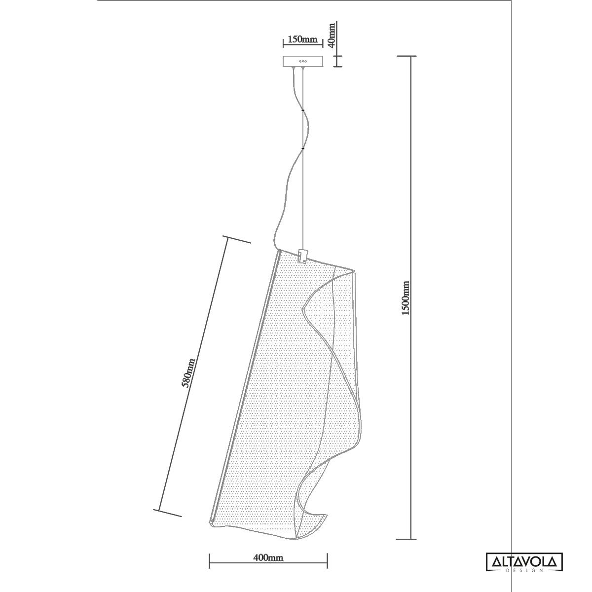Lampa wisząca Cortina No.1 - obrazek 12