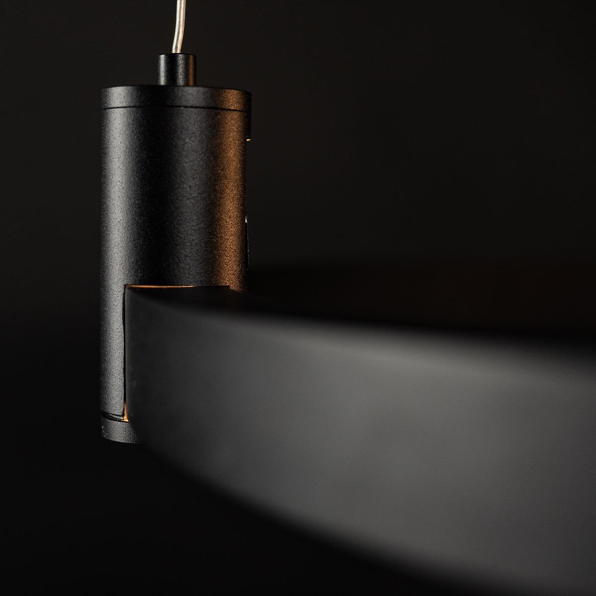 Ledowa Lampa wisząca Diamante No.2 CO1 80cm czarna - obrazek 3