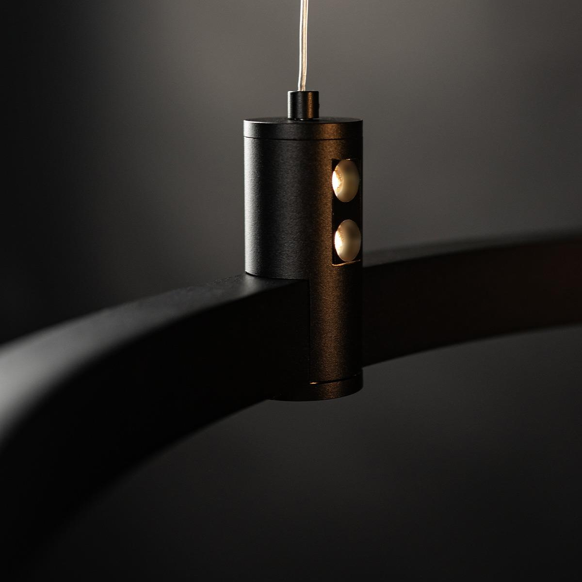 Ledowa Lampa wisząca Diamante No.2 CO1 80cm czarna - obrazek 4