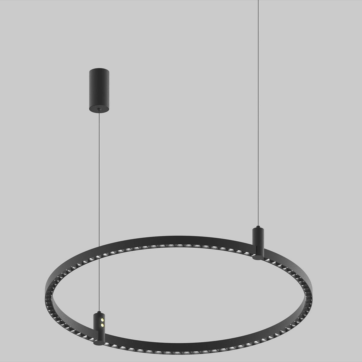 Ledowa Lampa wisząca Diamante No.2 CO1 80cm czarna - obrazek 6