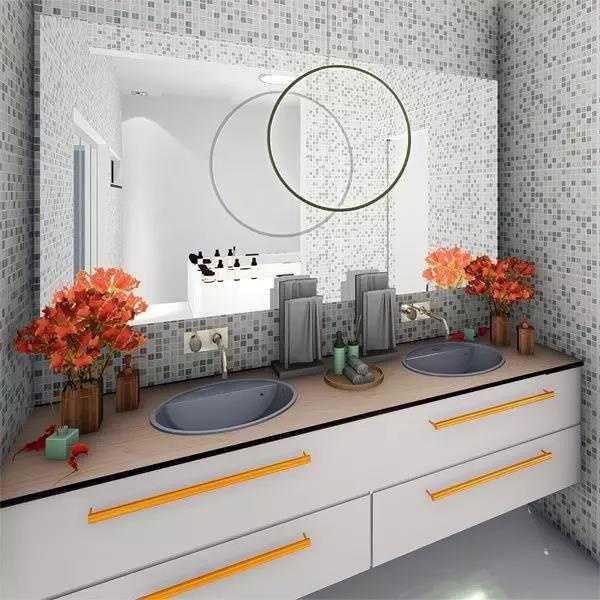 Lampa wisząca Ledowe Okręgi No.1 X 60cm 3k 32W czarny - obrazek 3