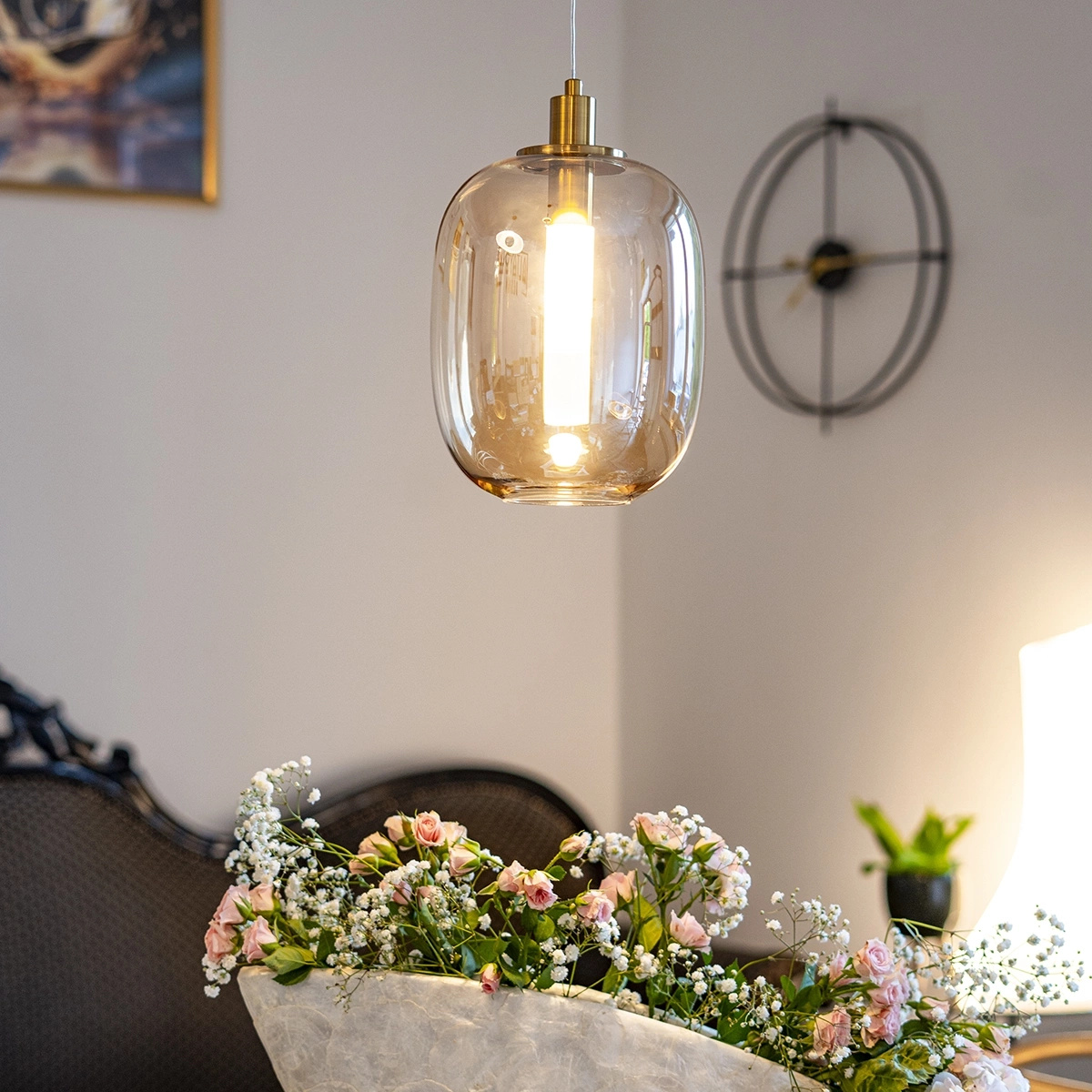 Lampa wisząca - Polar bursztynowy - obrazek 7