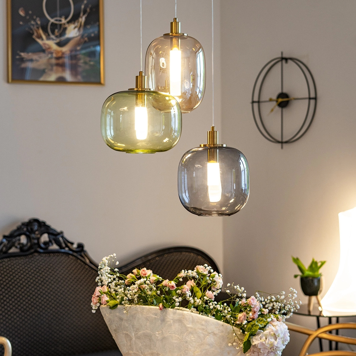 Lampa wisząca - Polar bursztynowy - obrazek 10