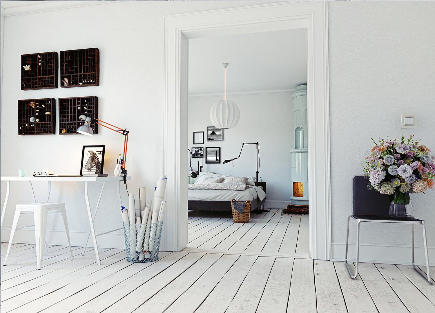 Stołek Paris czerwony inspirowany Tolix ( Rozmiar: uniwersalny ) - obrazek 5