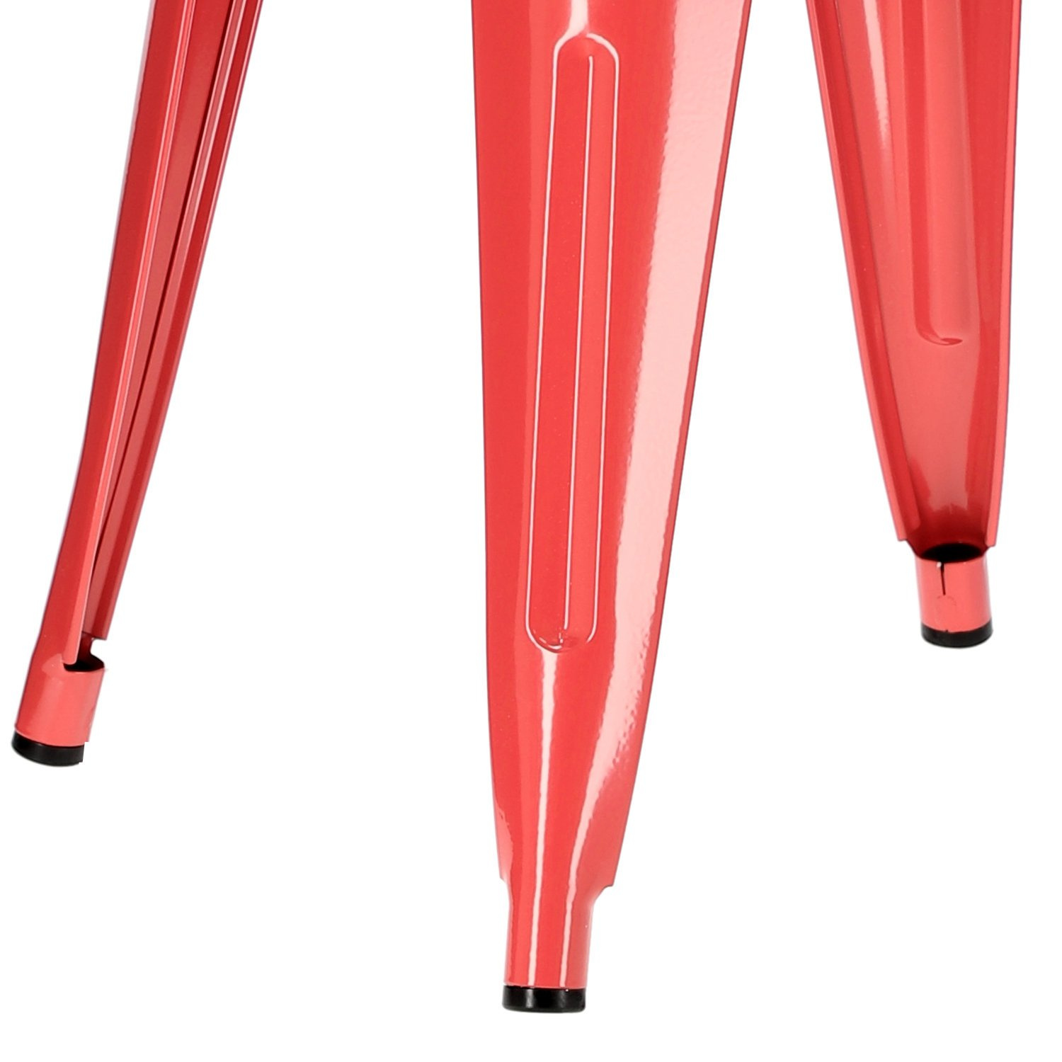 Stołek Paris czerwony inspirowany Tolix ( Rozmiar: uniwersalny ) - obrazek 8