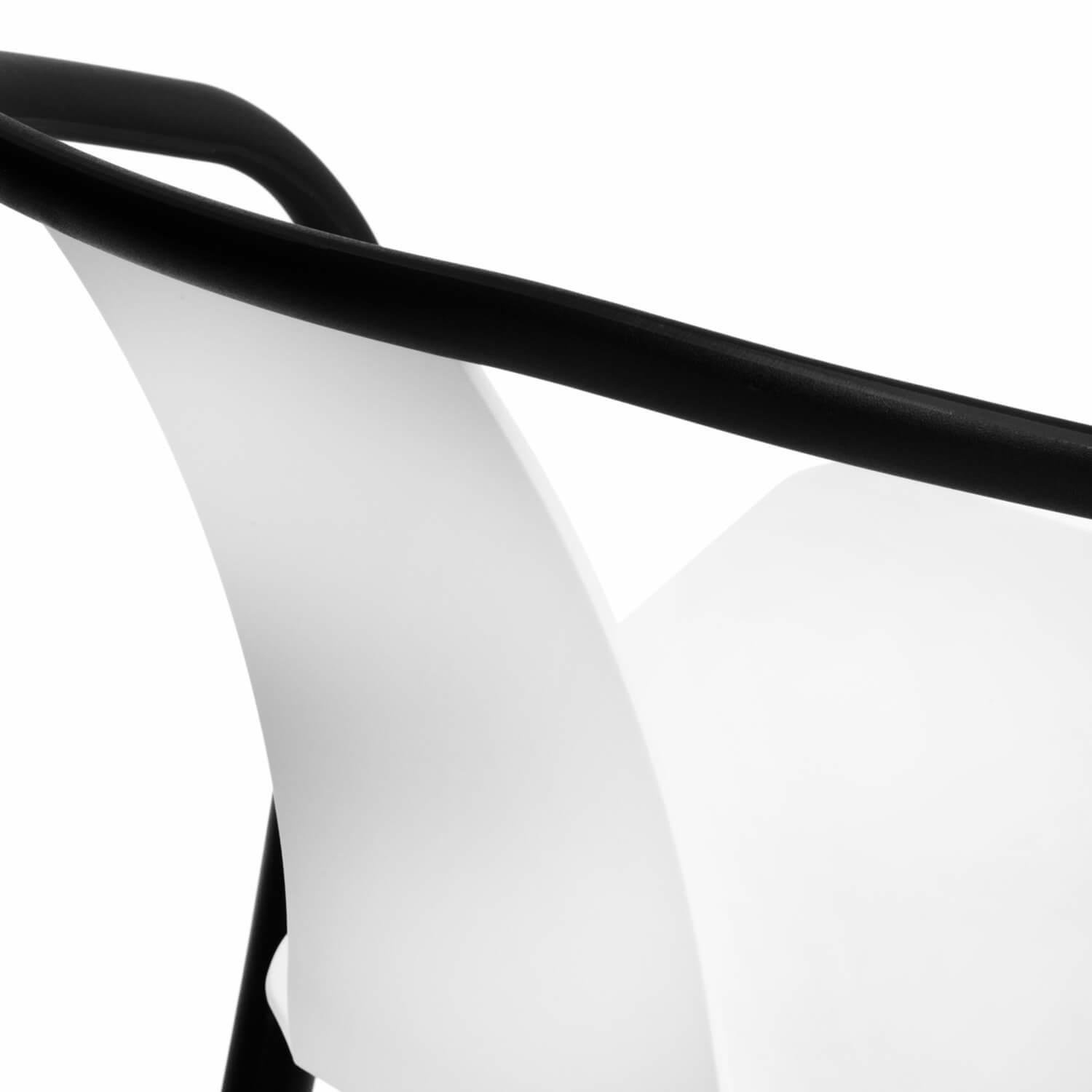 Krzesło Bella czarne/białe ( Rozmiar: uniwersalny ) - obrazek 13