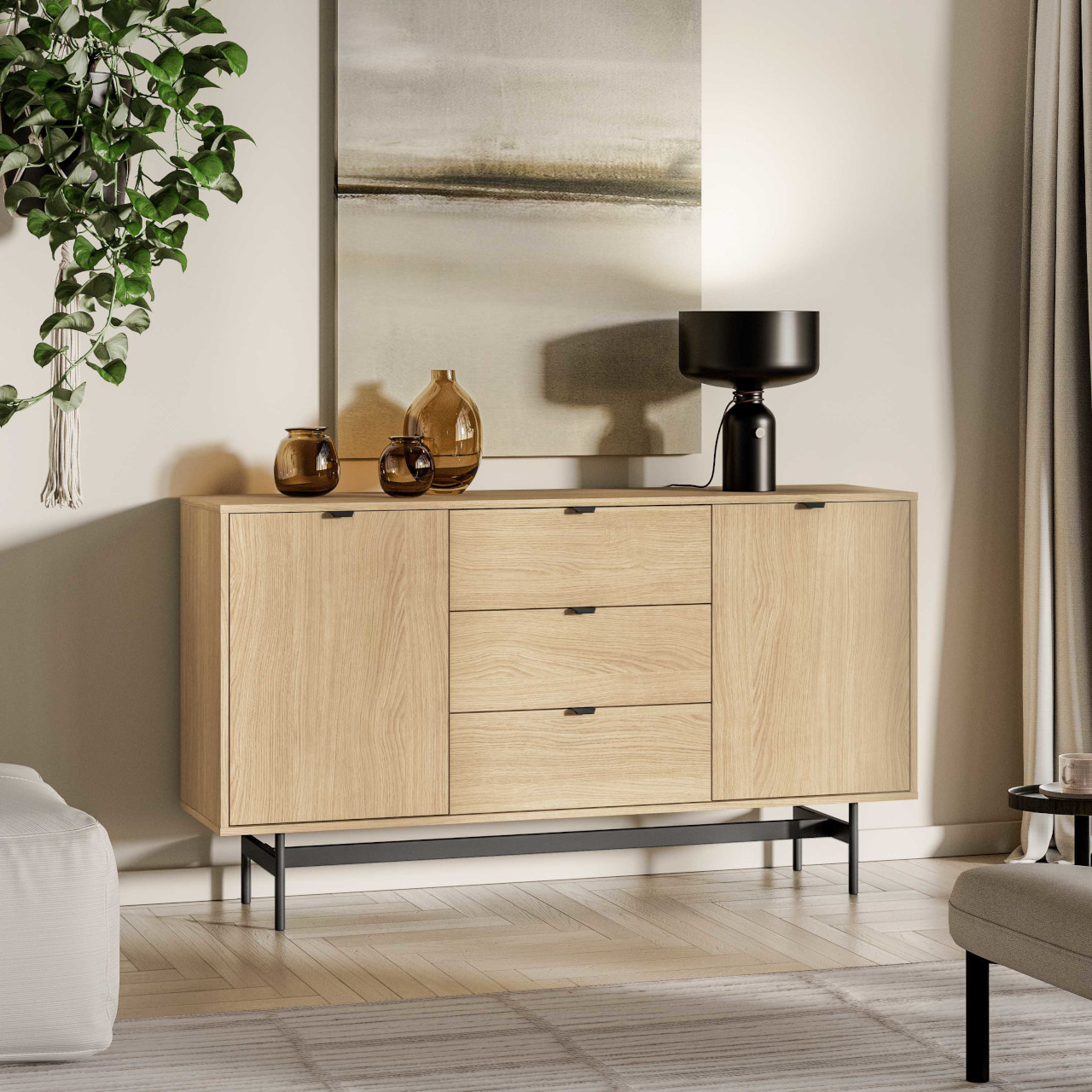 Komoda SARGAS 05 dąb mavelie - obrazek 6