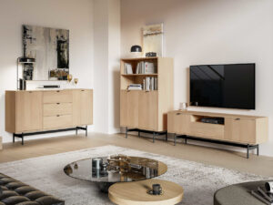 Meble do salonu SARGAS 1 dąb mavelie