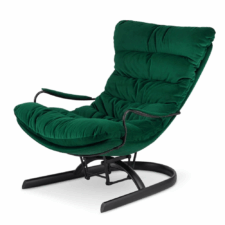Fotel Lidingo bujany XZ Butelkowy (SWAN-16) Czarna
