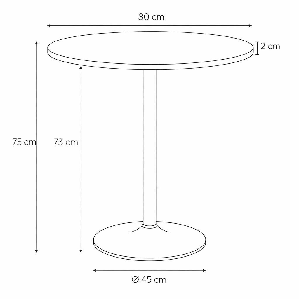 Stół Hvar czarny ( Rozmiar: uniwersalny ) - obrazek 9