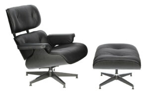 Fotel Vip z podnóżkiem czarny/czarny ( Rozmiar: uniwersalny )