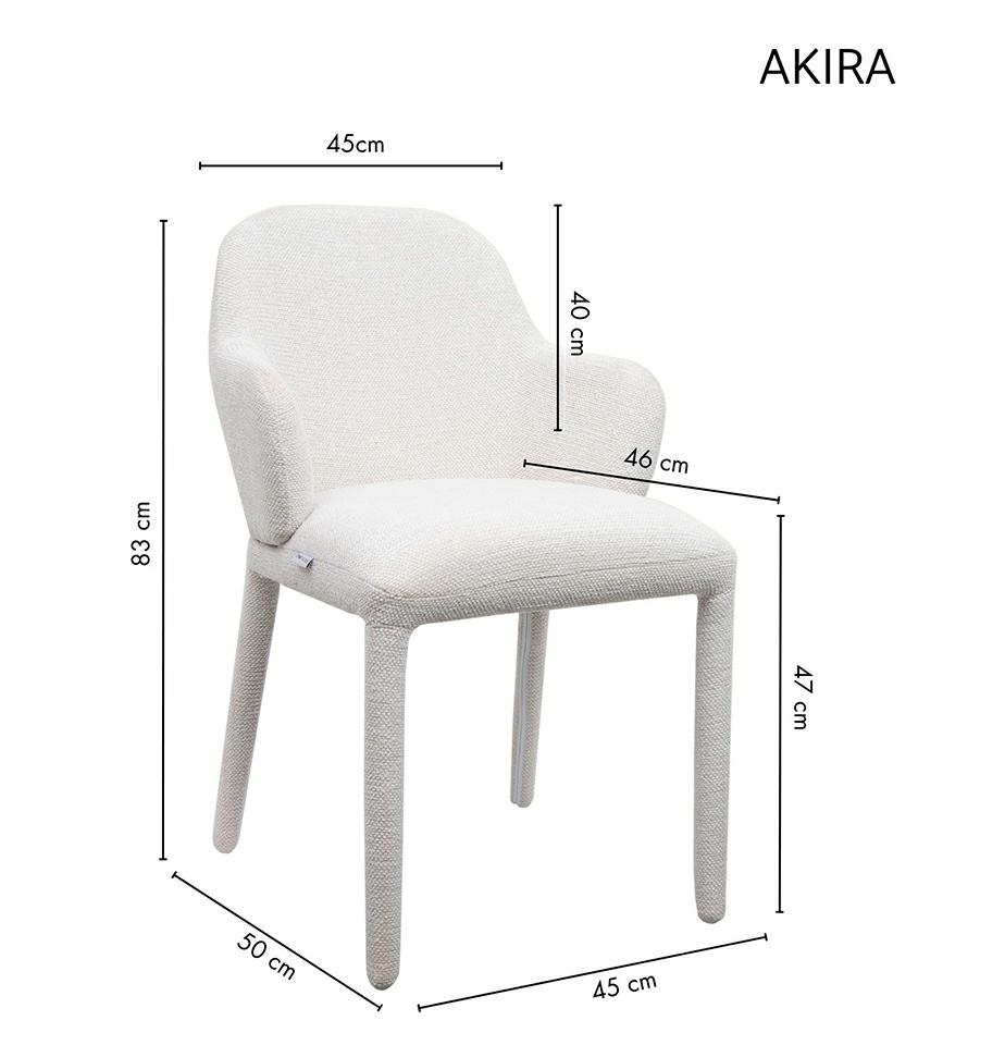 Krzesło AKIRA beżowe - obrazek 13