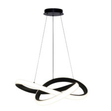 SPLOT lampa wisząca czarny 28W LED 3000, 4000, 6000K osłonka biała