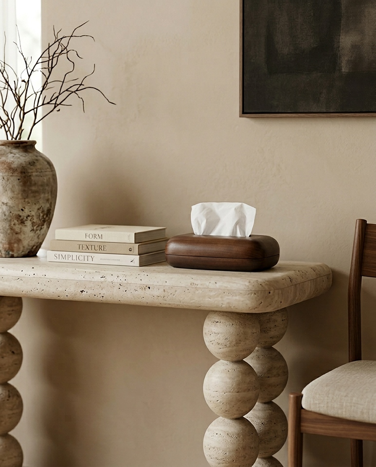 Pojemnik na chusteczki SHP WOODIE brązowy - obrazek 5