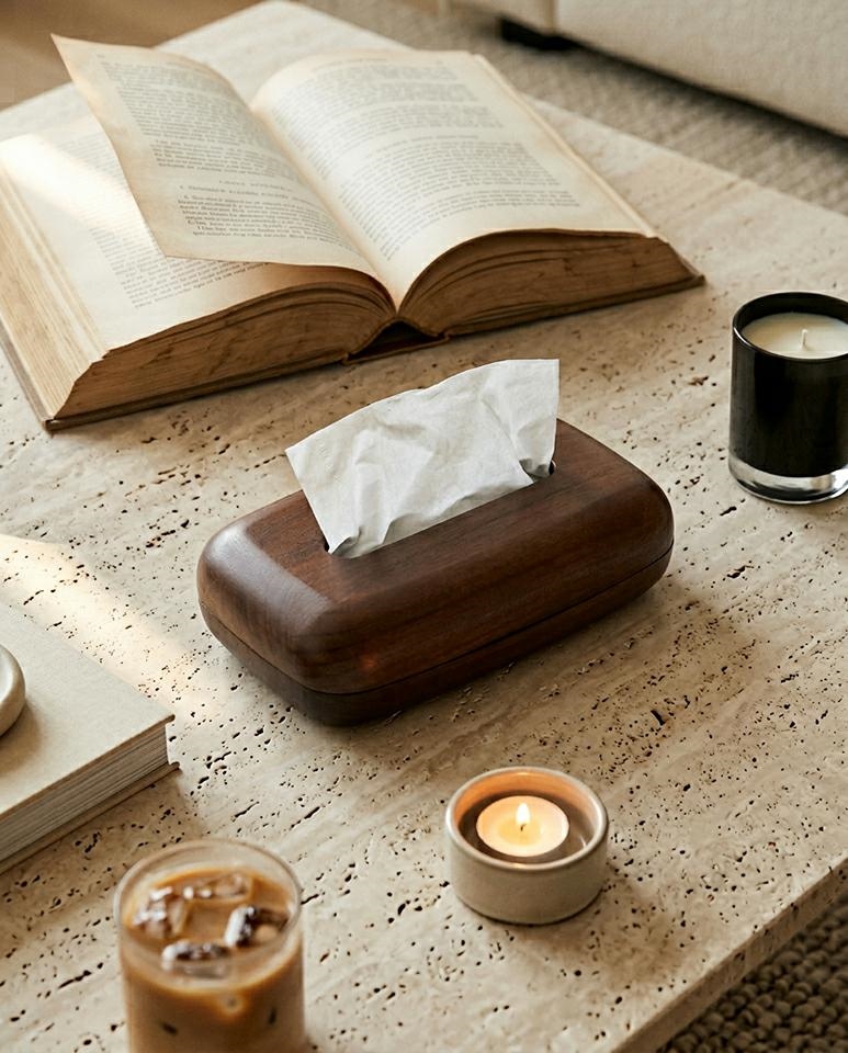 Pojemnik na chusteczki SHP WOODIE brązowy - obrazek 7