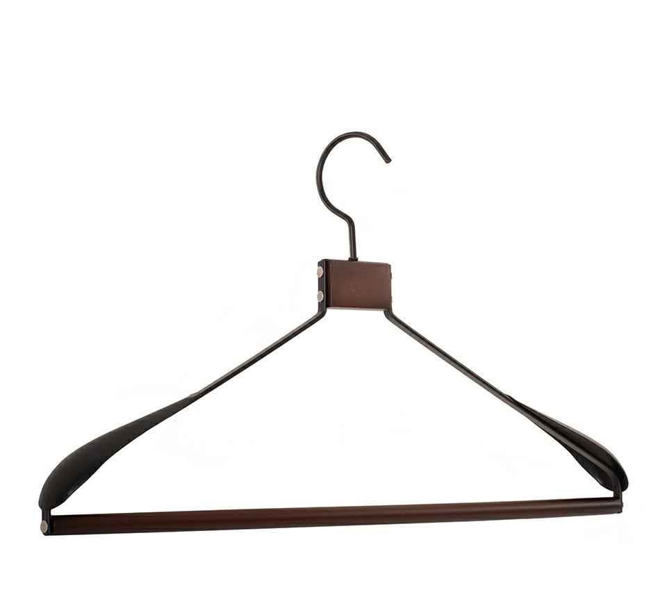 Zestaw 4 wieszaków SHP SOLID czarny - obrazek 3