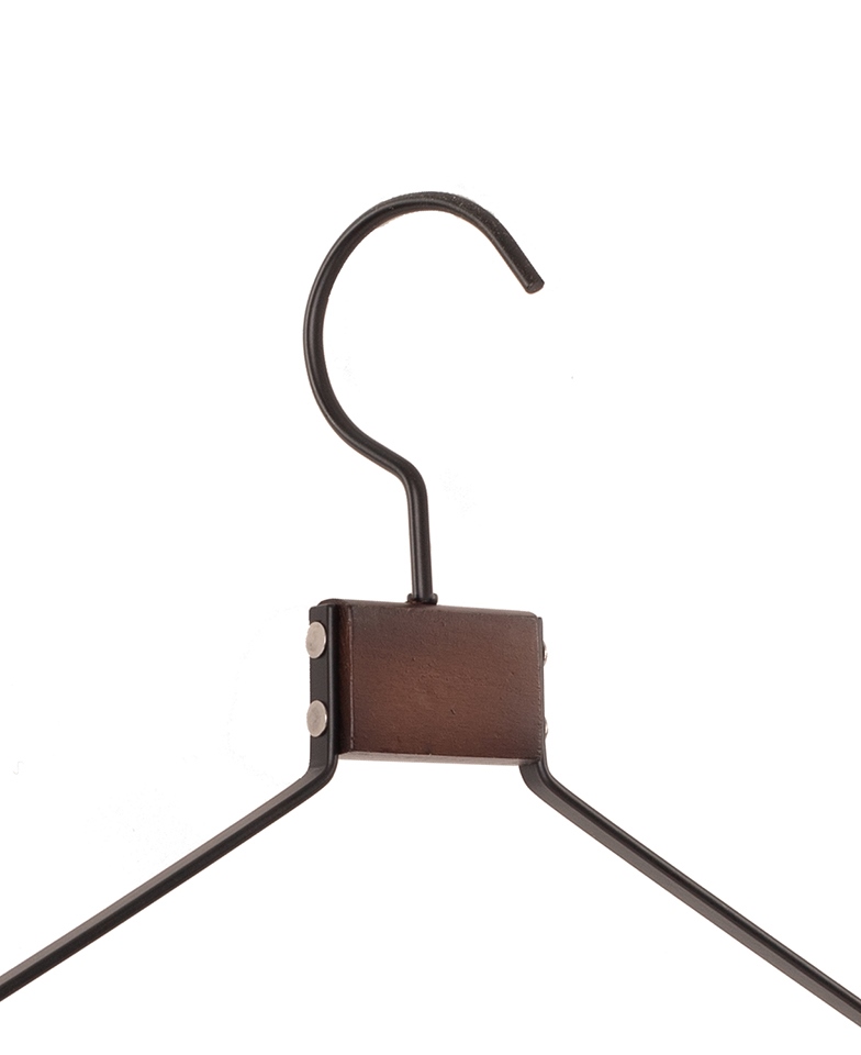 Zestaw 4 wieszaków SHP SOLID czarny - obrazek 5