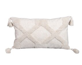Poduszka dekoracyjna z frędzlami SHP BOHI LONG beżowa