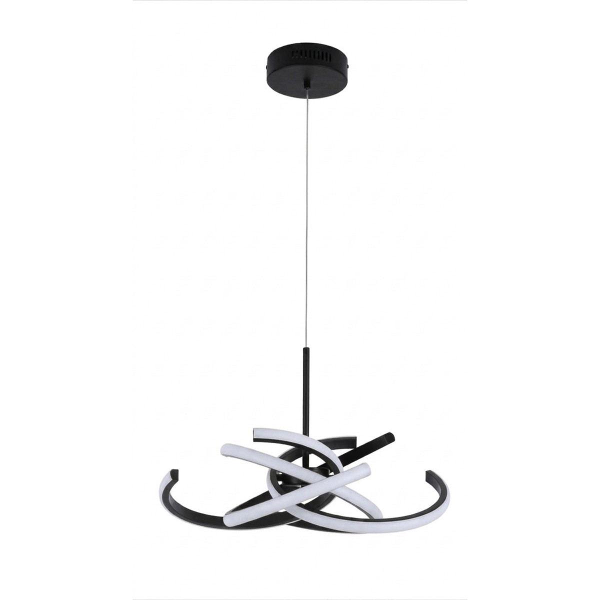 Lampa wisząca Spider 48 cm czarna LED CCT - obrazek 4