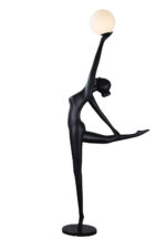 Lampa podłogowa WOMAN BALLERINA czarna 210 cm