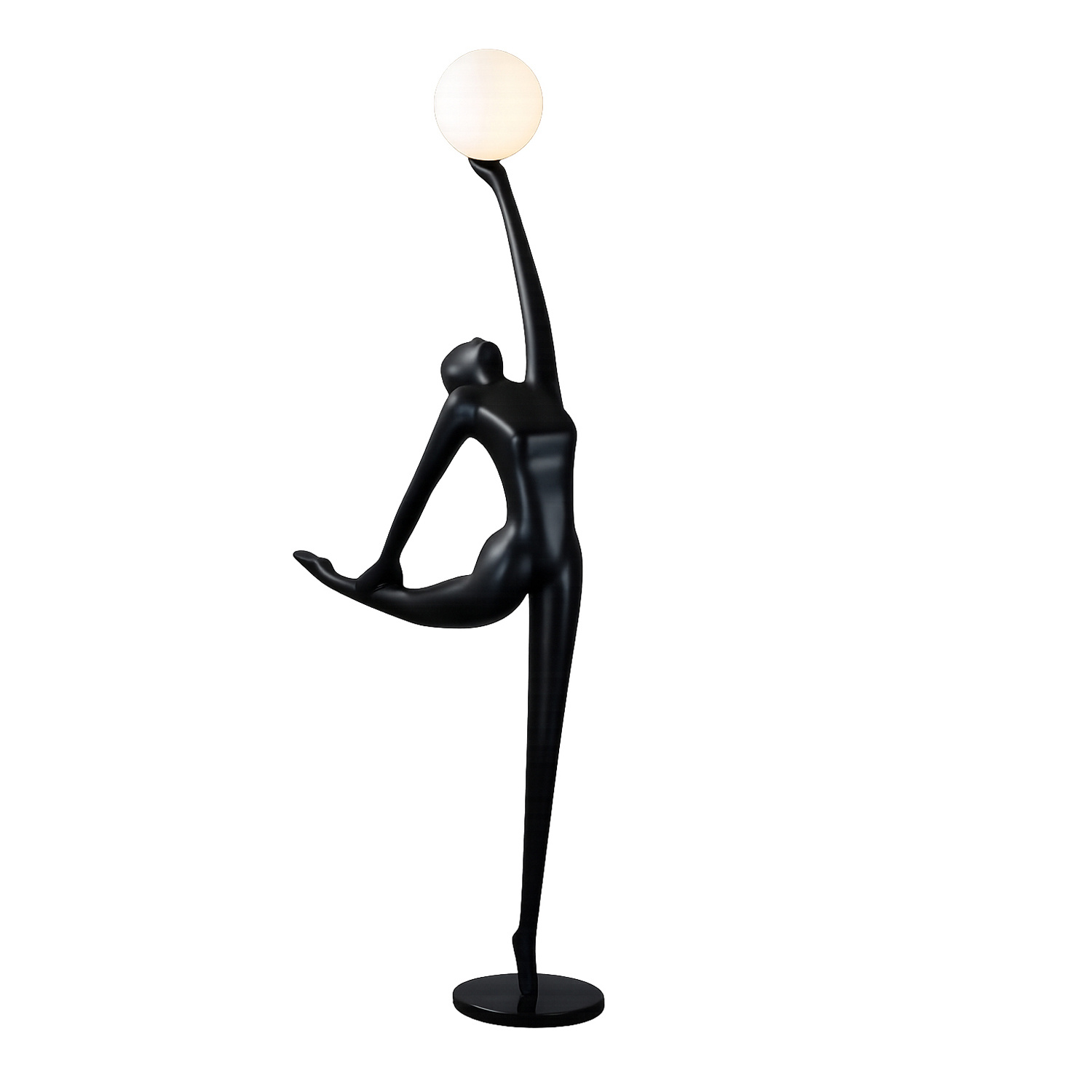Lampa podłogowa WOMAN BALLERINA czarna 210 cm - obrazek 6