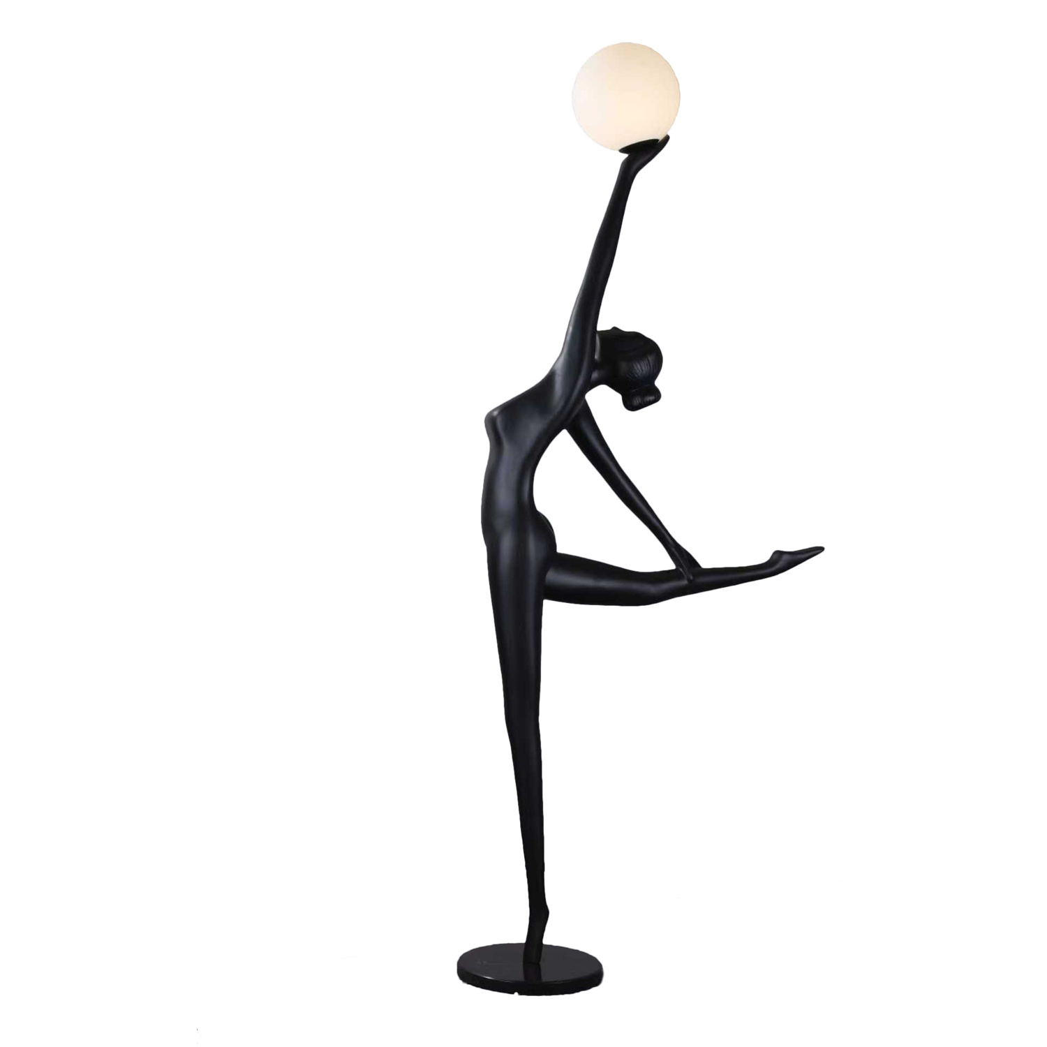 Lampa podłogowa WOMAN BALLERINA czarna 210 cm - obrazek 7