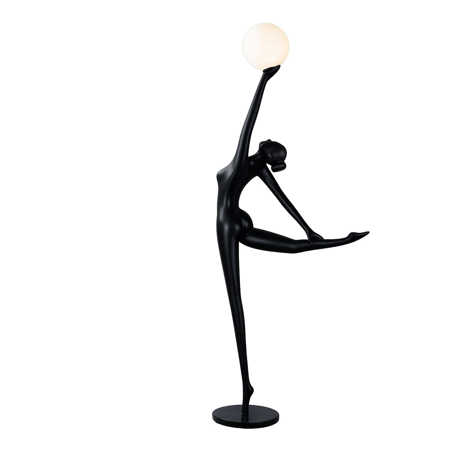 Lampa podłogowa WOMAN BALLERINA czarna 210 cm - obrazek 9