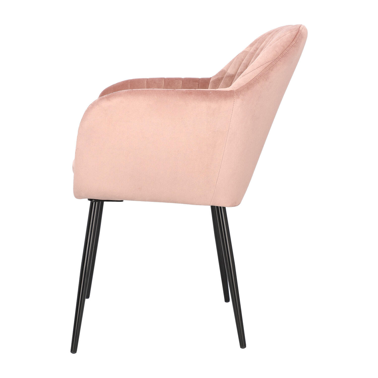 Krzesło Emilia Velvet dusty rose/black ( Rozmiar: uniwersalny ) - obrazek 5