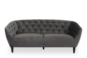 Sofa 3osobowa Ria Velvet dark grey ( Rozmiar: uniwersalny )