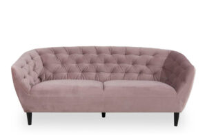 Sofa 3osobowa Ria Velvet dusty rose ( Rozmiar: uniwersalny )