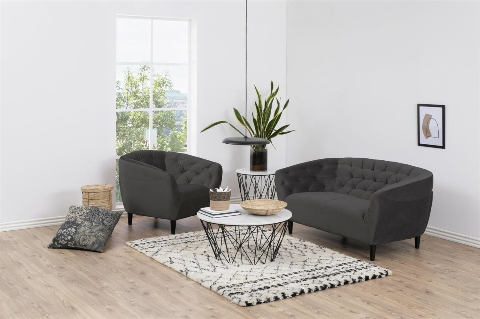 Fotel Ria VIC Dark grey ( Rozmiar: uniwersalny ) - obrazek 3