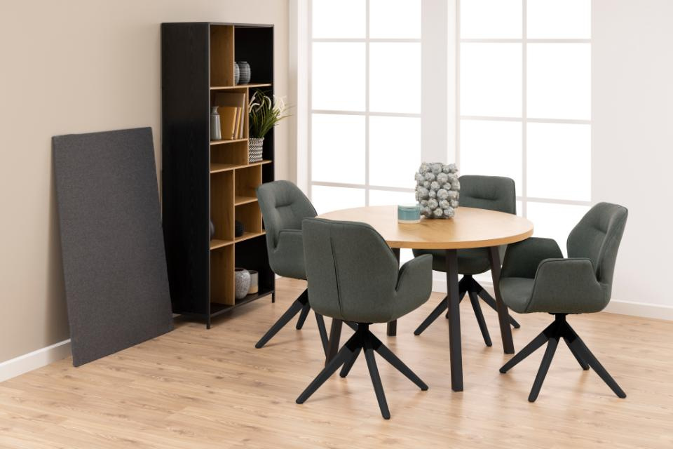 Krzesło obrotowe Aura dark grey /black auto return - obrazek 5