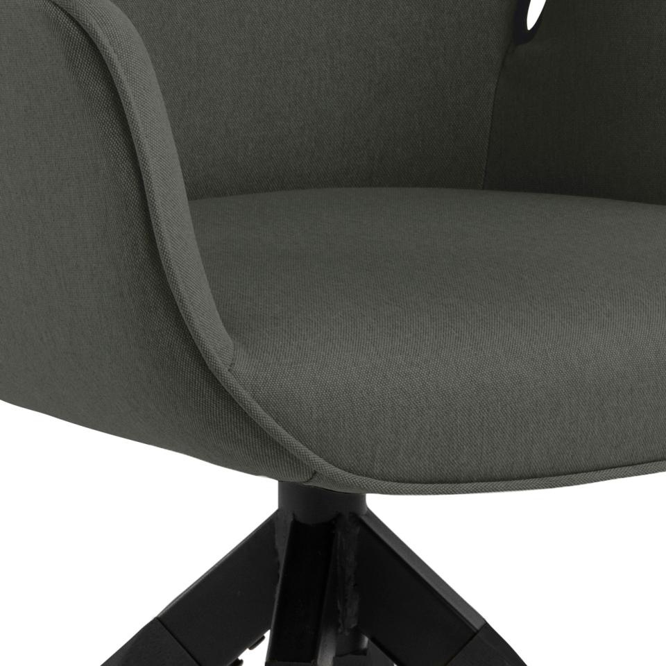 Krzesło obrotowe Aura dark grey /black auto return - obrazek 11