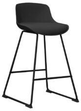 Stołek barowy Tina low Black PU ( Rozmiar: uniwersalny )