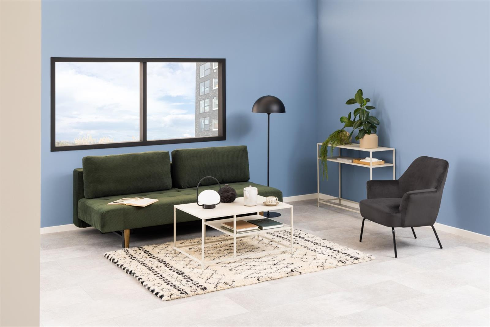 Sofa rozkładana Blain zielona - obrazek 4