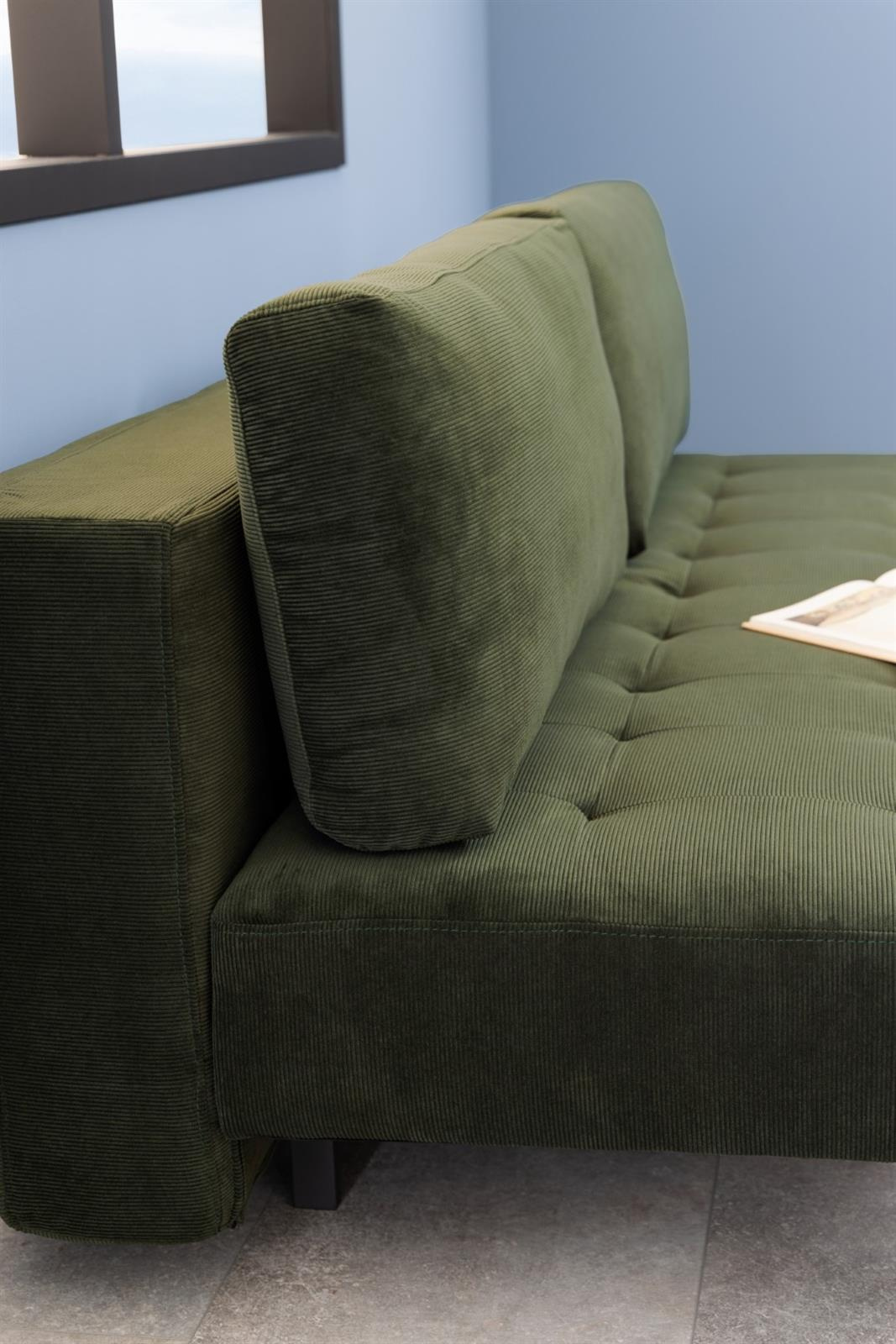 Sofa rozkładana Blain zielona - obrazek 10