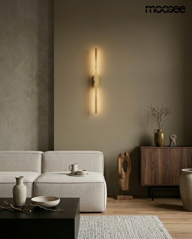 MOOSEE lampa ścienna LINE złota - obrazek 8