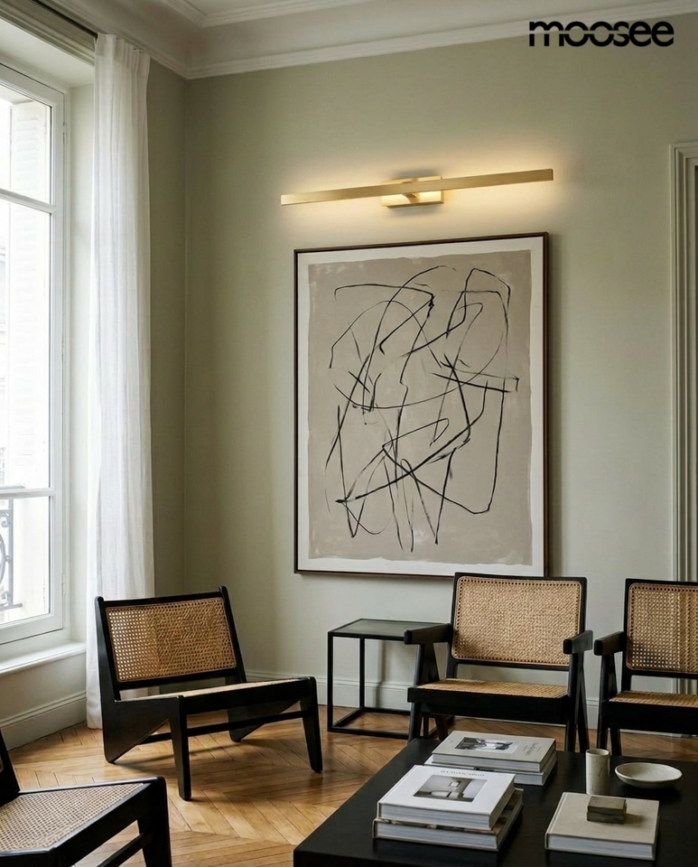 MOOSEE lampa ścienna LINE złota - obrazek 9