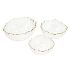 Zestaw 3 mis SHP BOWLS transparentny